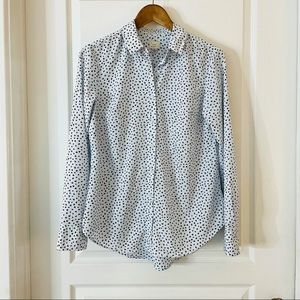 3/$20 a new day hearts button up blouse